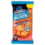 Chicago Town Rapid Slice Ham & Cheese Pizza Stonebaked Crust 140g