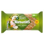 Warburtons 6 Thins Soft White Sliced