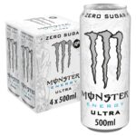 Monster Energy Drink Ultra Zero Sugar 4 x 500ml
