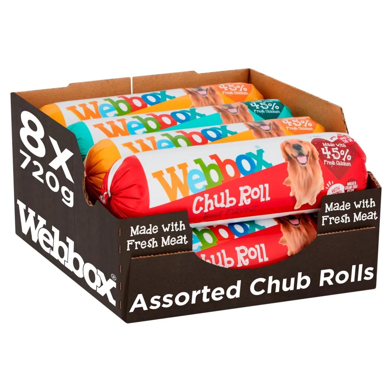 619iyeEFl-L Webbox Chub Roll Assorted 8 x 720g - Image 1