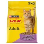 GO-CAT Chicken and Duck Dry Cat Food 2kg