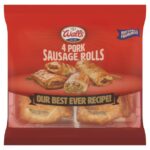 Wall's 4 Pork Sausage Rolls 220g