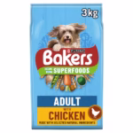 BAKERS Superfoods Chicken with Vegetables Dry Dog Food 3kg