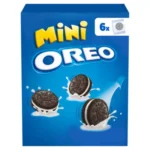 OREO Mini Vanilla Sandwich Biscuits 6 Snack Packs 114g (6 x 19g)