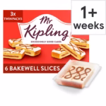 Mr Kipling Bakewell Cake Slices 6 Pack