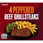 4 Peppered Beef Grillsteaks 300g