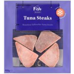The Fish Market Boneless Yellowfin Tuna Steaks 400g