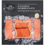 Arctic Royal 4 Atlantic Salmon Fillets 520g