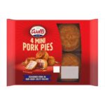 Wall's 4 Mini Pork Pies 200g