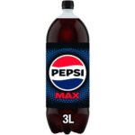 Pepsi Max No Sugar Cola Bottle 3L