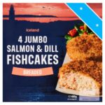 4 Jumbo Salmon & Dill Fishcakes 480g