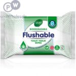 Pure 40 Flushable Toilet Tissue Wipes