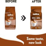 avazza Crema E Aroma Whole Bean Coffee Blend, Medium Roast, 1 kg Bag , Balanced medium roast with an intense, earthy flavor and long lasting crema, Non-GMO
